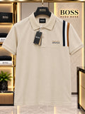 Hugo Boss 100% Imported Cotton Lycra Fabric Very Premium Polo Neck Tshirt