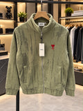 Ami Paris Imported Heavy Cordroy Fabric Very Premium Premium Zipper Jacket