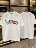 Valentino 100% Imported Heavy GSM Fabric Ultra Premium Surplus Quality Very Premium Luxury Round Neck Tshirt