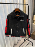 Amiri Premium Designer Varsity Jacket (Imported Suede Fabric)