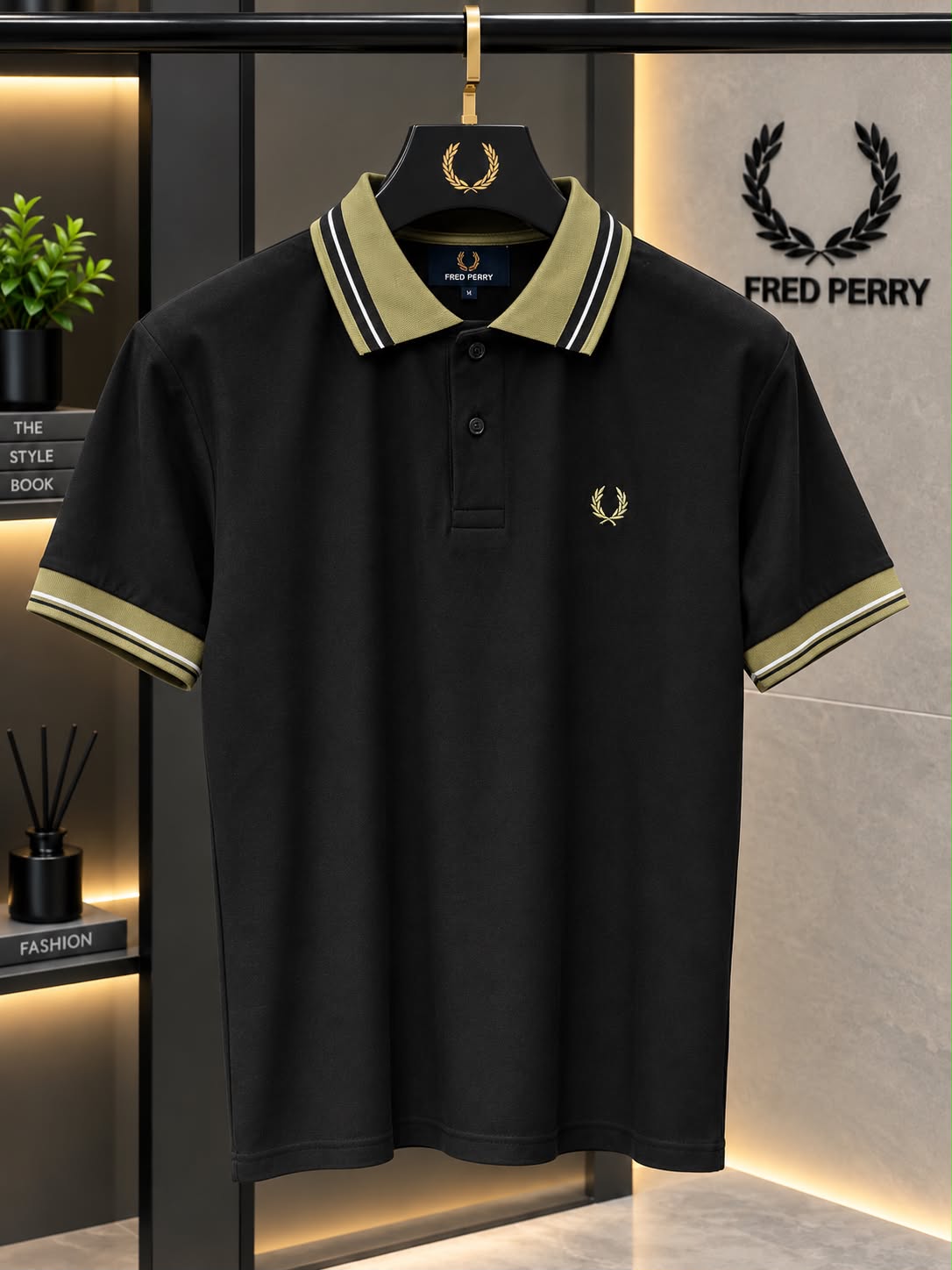 Fred Perry 100% Imported Cotton Lycra Fabric Very Premium Polo Neck Tshirt