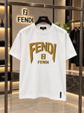 Fendi Roma 100% Imported Heavy GSM Fabric Ultra Premium Surplus Quality Very Premium Luxury Round Neck Tshirt