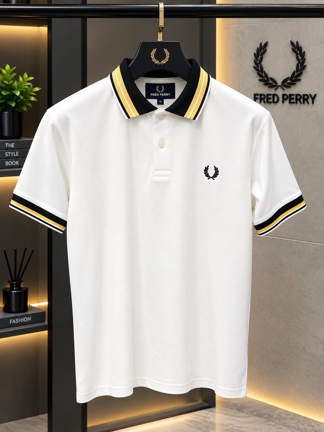 Fred Perry 100% Imported Cotton Lycra Fabric Very Premium Polo Neck Tshirt