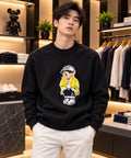 Ralph Lauren Imported Heavy Knitted Fabric Front Heavy Patch Very Premium Full Sleeves Sweat Tshirt