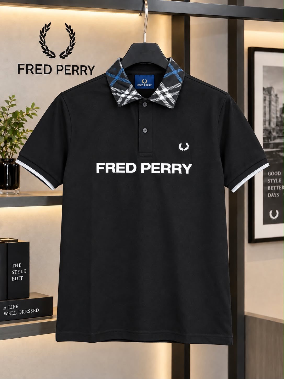 Fred Perry 100% Imported Cotton Lycra Fabric Very Premium Polo Neck Tshirt