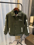Amiri Premium Designer Varsity Jacket (Imported Suede Fabric)
