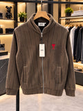 Ami Paris Imported Heavy Cordroy Fabric Very Premium Premium Zipper Jacket