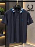 Fred Perry 100% Imported Cotton Lycra Fabric Very Premium Polo Neck Tshirt