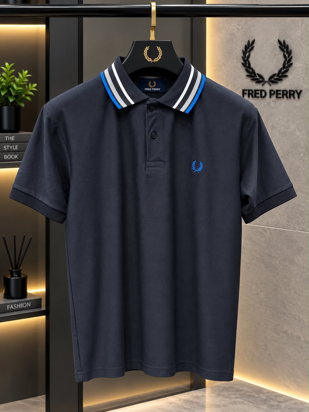 Fred Perry 100% Imported Cotton Lycra Fabric Very Premium Polo Neck Tshirt