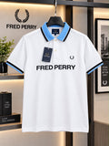 Fred Perry 100% Imported Cotton Lycra Fabric Very Premium Polo Neck Tshirt