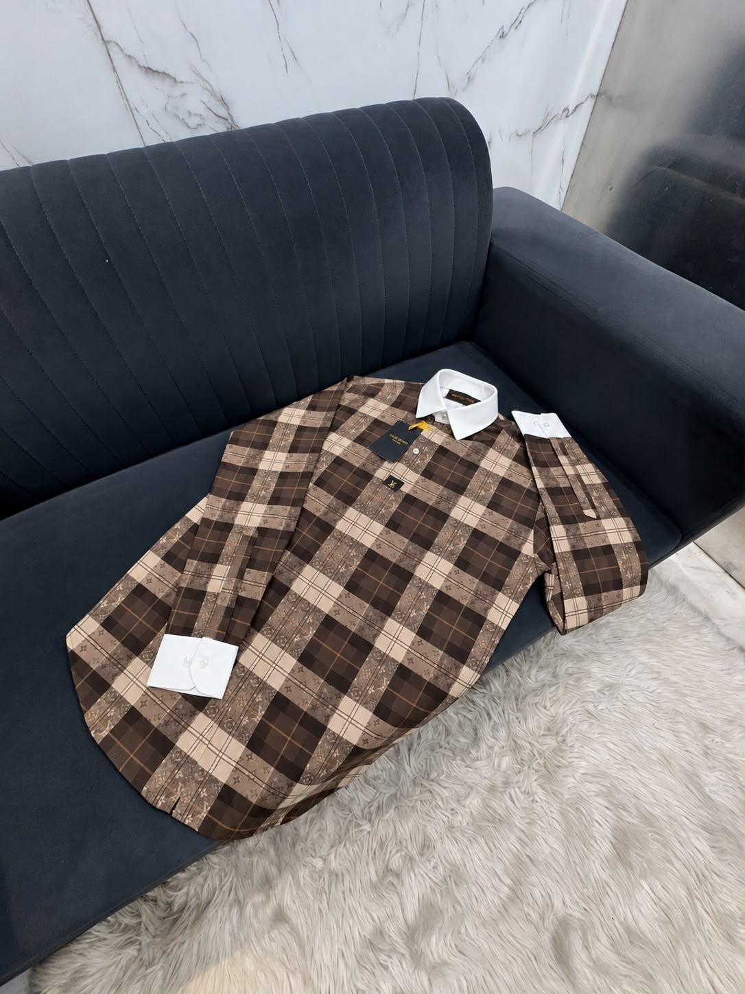 Louis Vuitton 100% Imported Fabric very Premium Celebrity Choice Designer Shirt