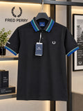Fred Perry 100% Imported Cotton Lycra Fabric Very Premium Polo Neck Tshirt