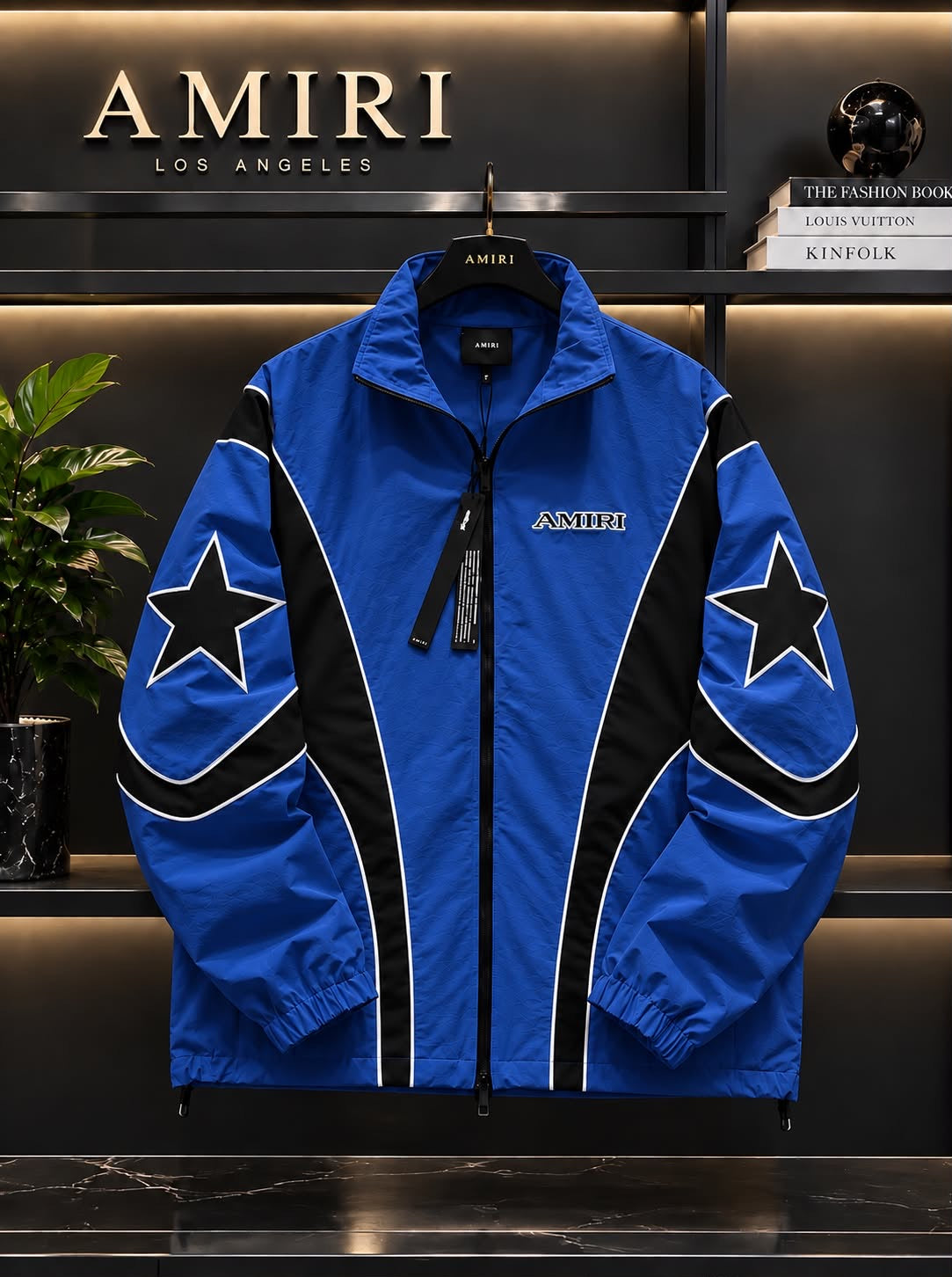 AMIRI IMPORTED FABRIC KARAN AUJLA EDITION VERY PREMIUM WINDBREAKER JACKET