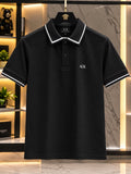 Armani Exchange 100% Imported Cotton Lycra Fabric Very Premium Polo Neck Tshirt