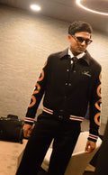 Amiri Premium Designer Varsity Jacket (Imported Suede Fabric)