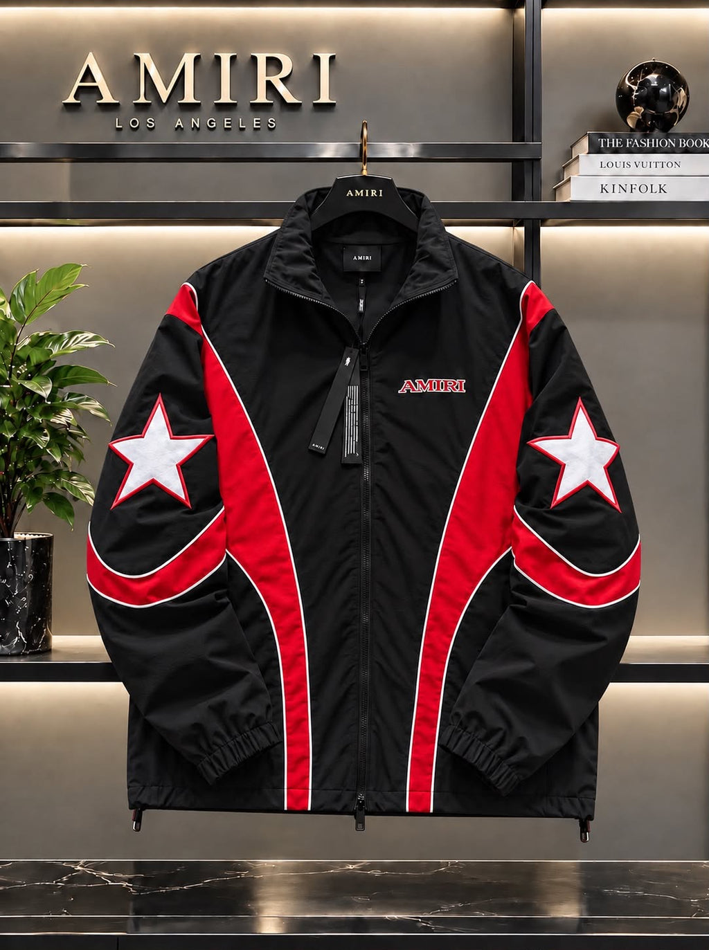 AMIRI IMPORTED FABRIC KARAN AUJLA EDITION VERY PREMIUM WINDBREAKER JACKET