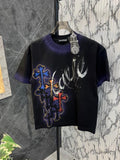 Chrome Heart Imported Round Neck T-Shirt (Black)