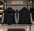 Amiri Premium Designer Varsity Jacket (Imported Suede Fabric)