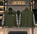 Amiri Premium Designer Varsity Jacket (Imported Suede Fabric)
