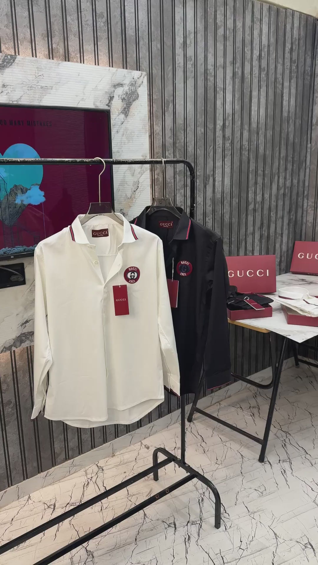 Gucci Imported Full Sleeves Shirt With Og Box