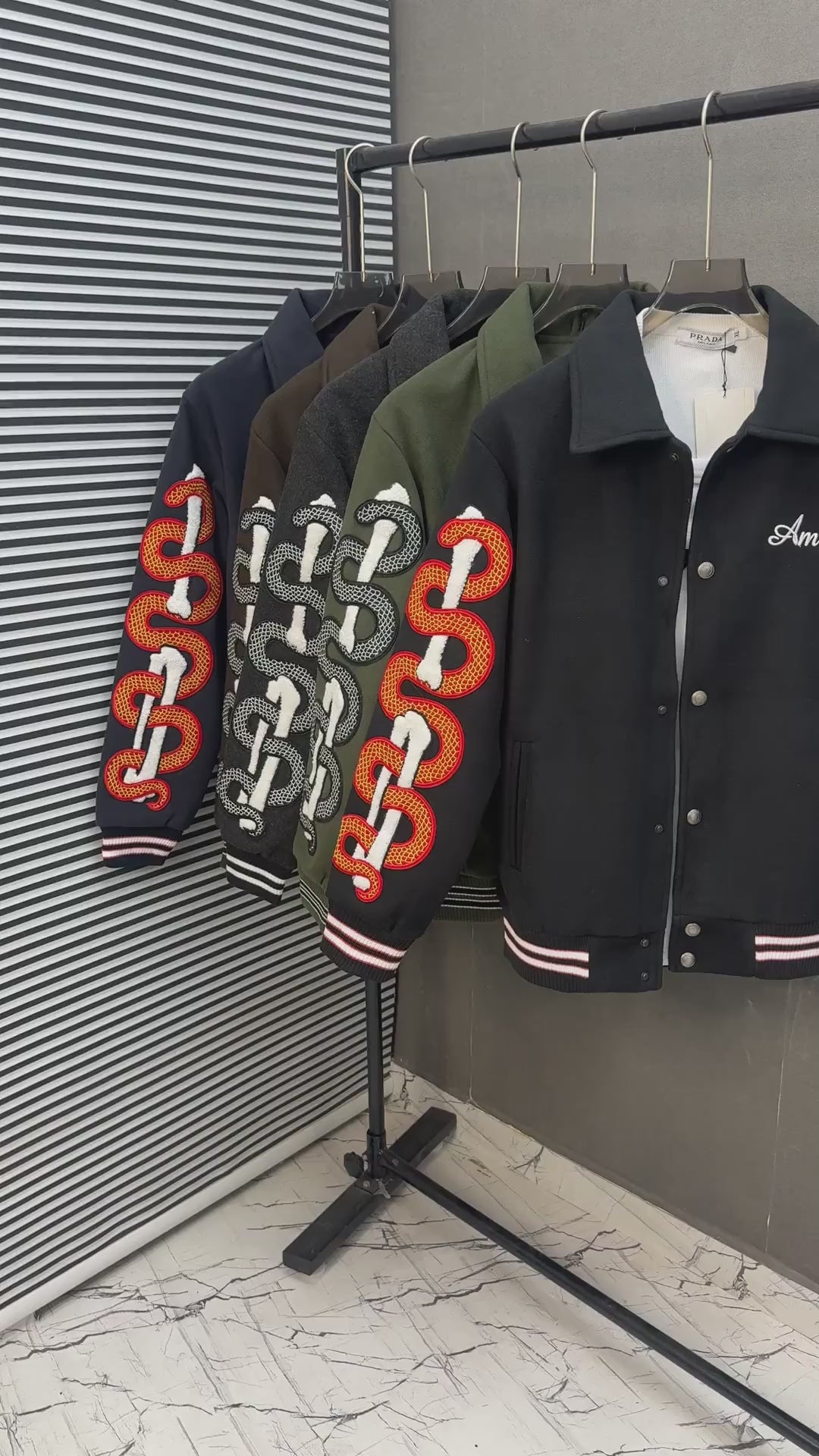 Amiri Imported Varsity Jacket