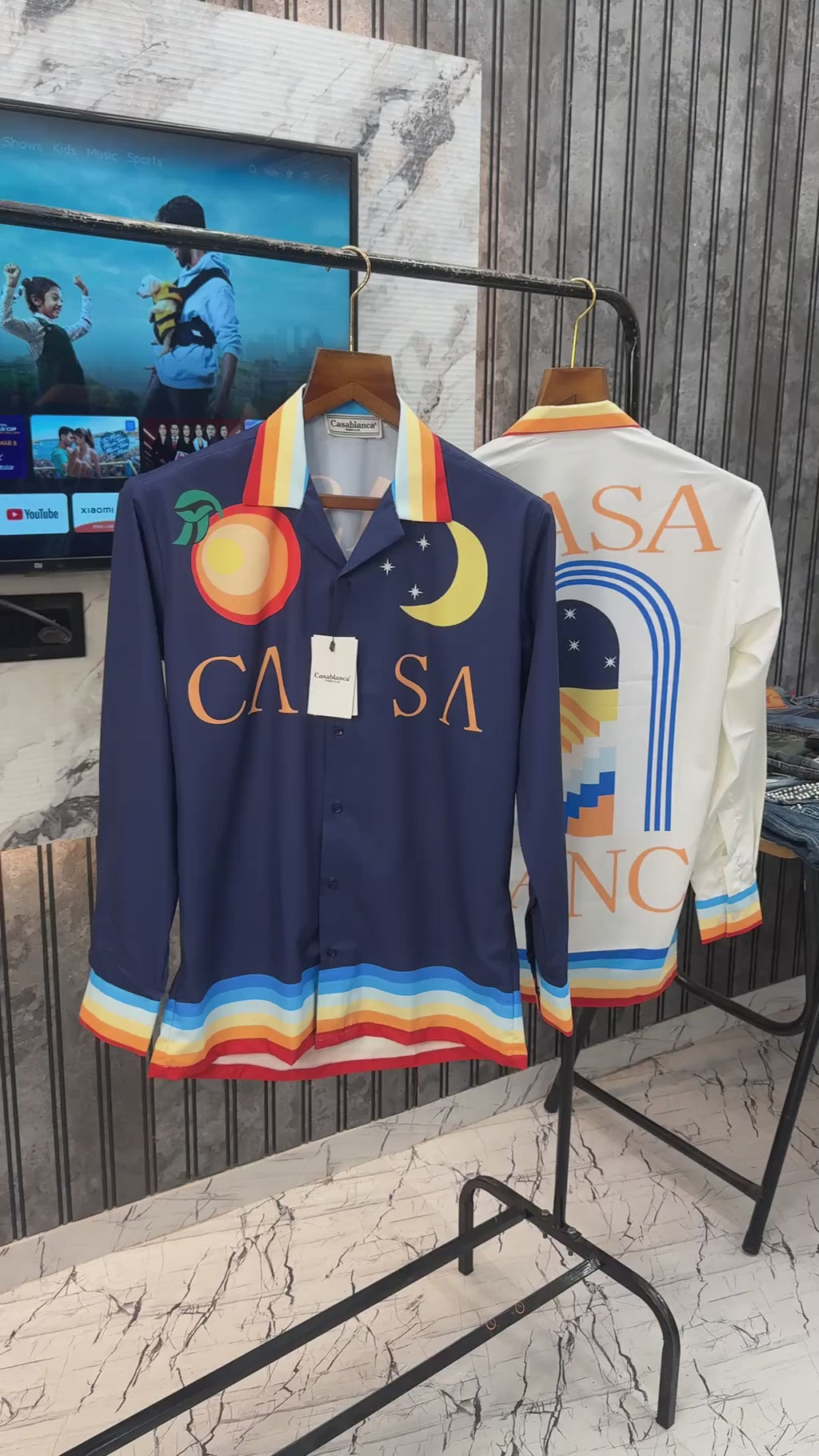 Casablanca Imported Fabric All Over Digital Printed Full Sleeves Shirt
