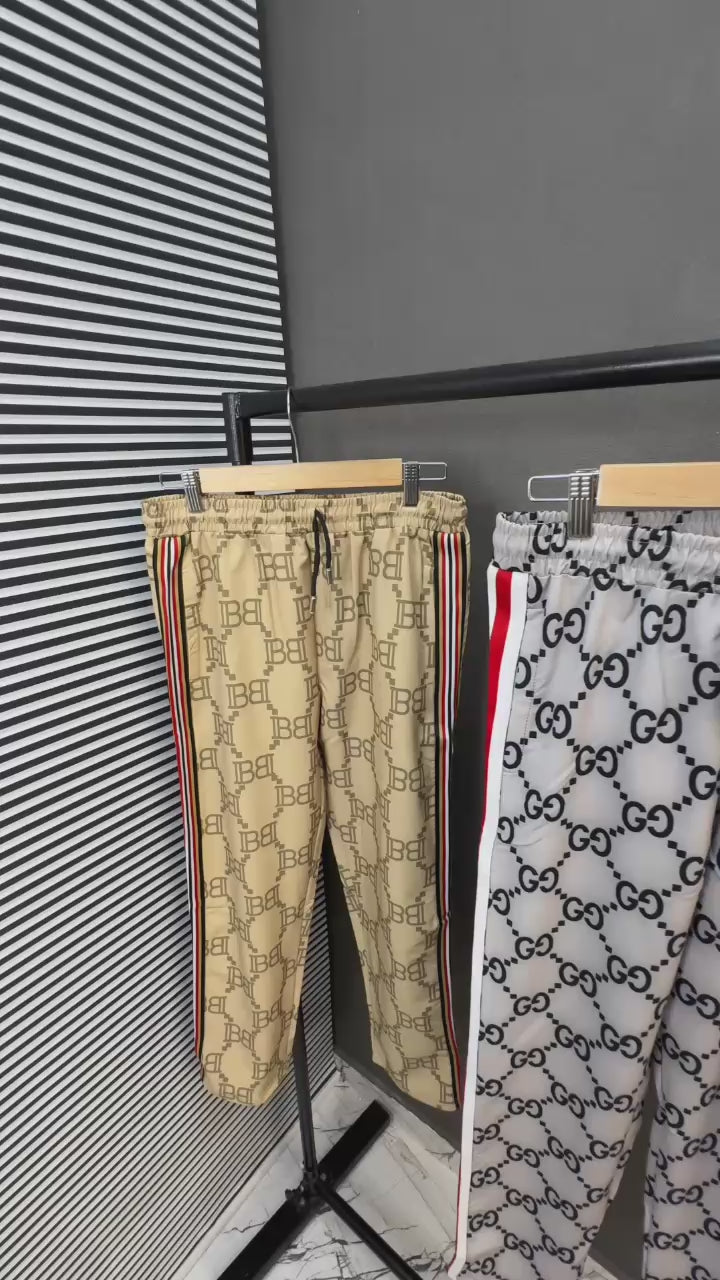 Balenciaga Imported Fabric All Over Monogram Printed Current Store Article Trackpant