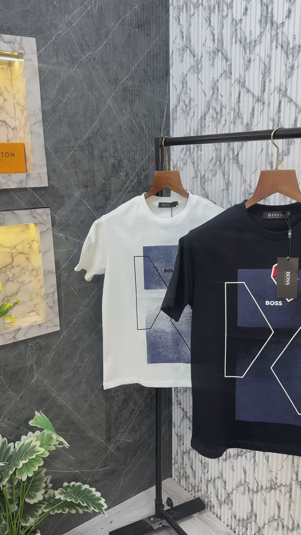 Hugo Boss Imported Fabric Round Neck Tshirt
