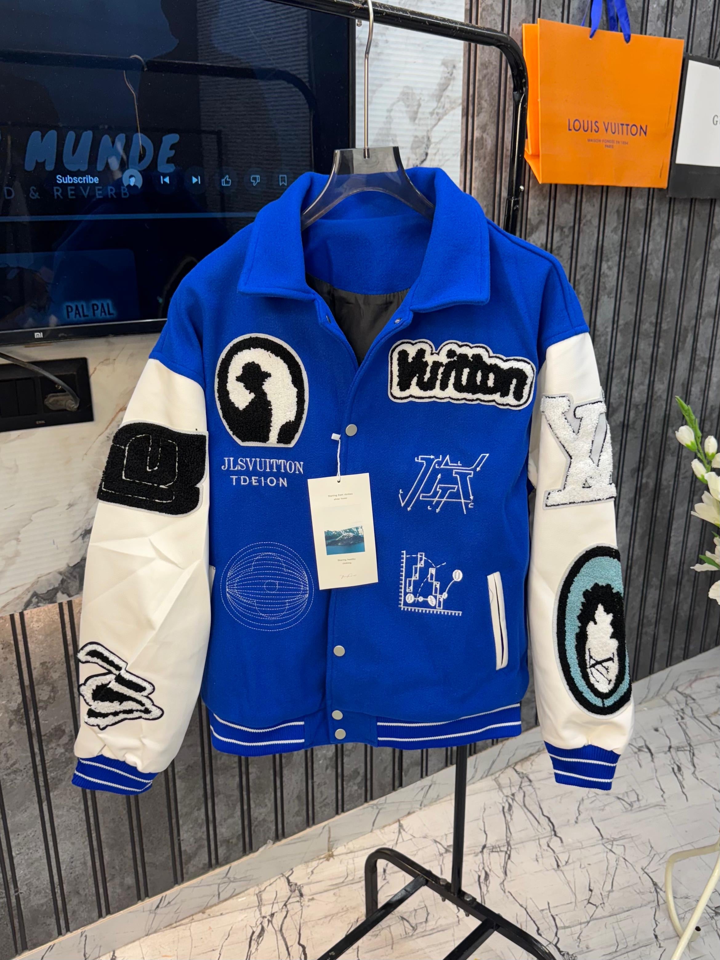 Louis Vuitton Imported Varsity Jacket