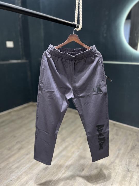 Armani Exchange imported Embossed Print Premium Track Pant With Brand Carry