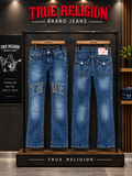 True Religion Blue 100% Imported Latest Store Article Very Premium Bootcut Jeans