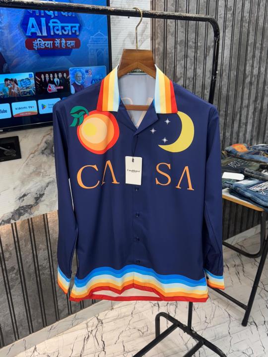 Casablanca Imported Fabric All Over Digital Printed Full Sleeves Shirt