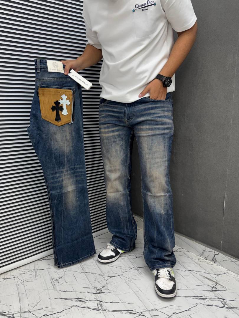 Chrome Hearts 100% Imported Very Premiun Bootcut Jeans