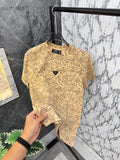 Prada Milano Imported Fabric Round Neck Tshirts