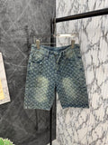 Louis Vuitton Imported Denim Shorts