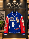 Los Angeles Blue Imported Article Very Premium Versity Jacket