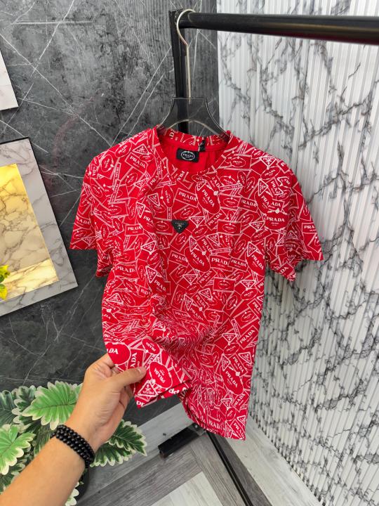 Prada Milano Imported Fabric Round Neck Tshirts