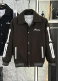 Amiri Imported Side Bone Patch Varsity Jacket